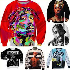 Tupac sweaters Against All Odds $39 Mens