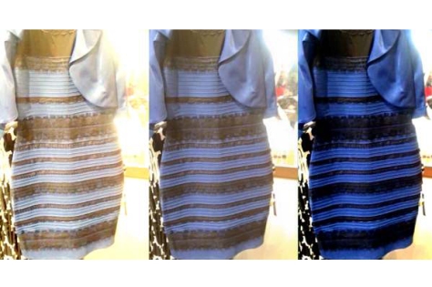 Blue-and-black-dress