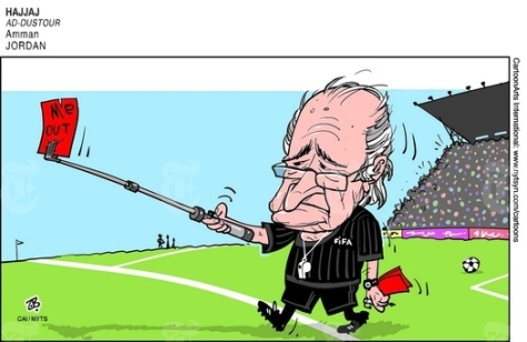 Blatter suspended